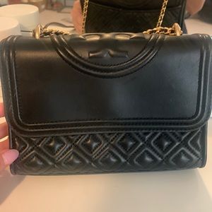 Black Tory Burch cross body bag